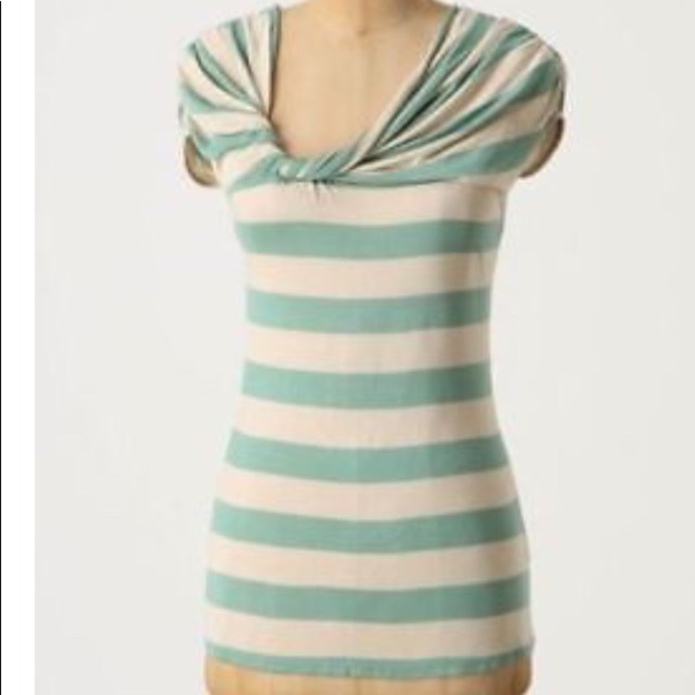 Deletta ‘A Bit Unruly’ Striped Knit Top